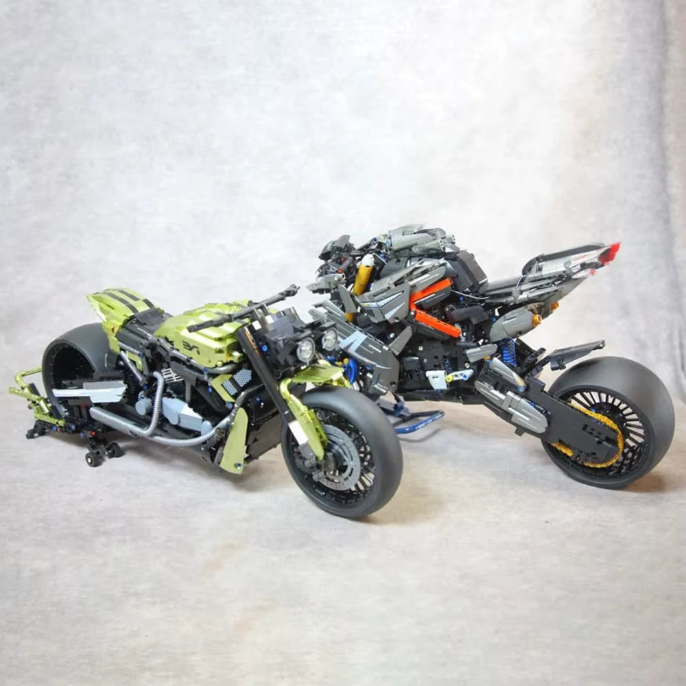 Gold Wing Touring Motorbike Model Building Blocks Technical 1:5 Scale Motorcycle Bricks Desk Decoration Assembly Set Kids Toys