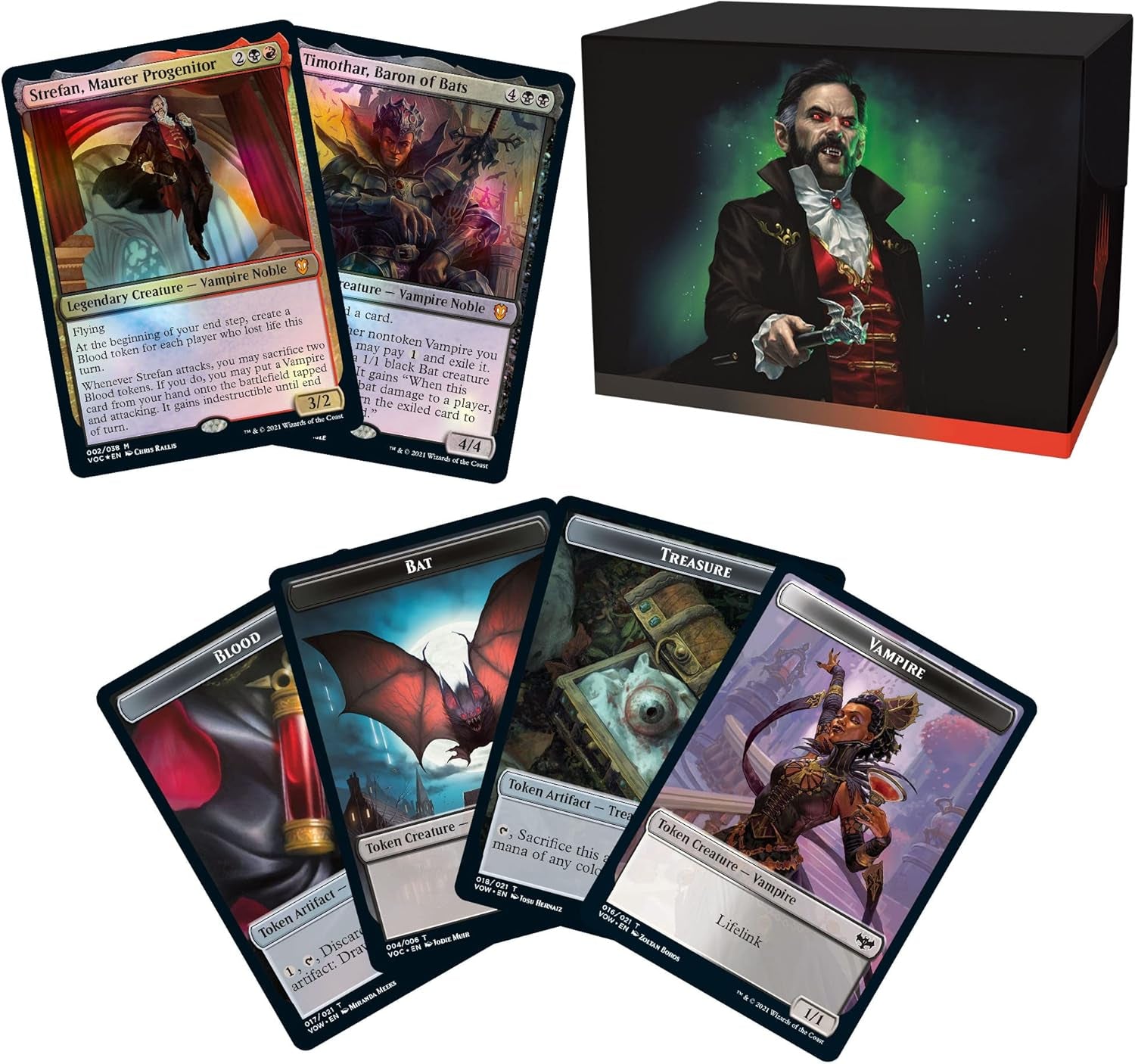Magic: the Gathering Innistrad: Crimson Vow Commander Deck – Vampiric Bloodline (Black-Red)
