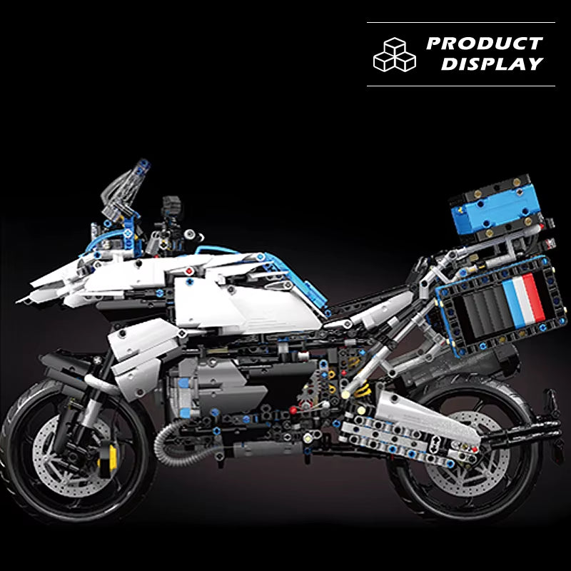 Gold Wing Touring Motorbike Model Building Blocks Technical 1:5 Scale Motorcycle Bricks Desk Decoration Assembly Set Kids Toys