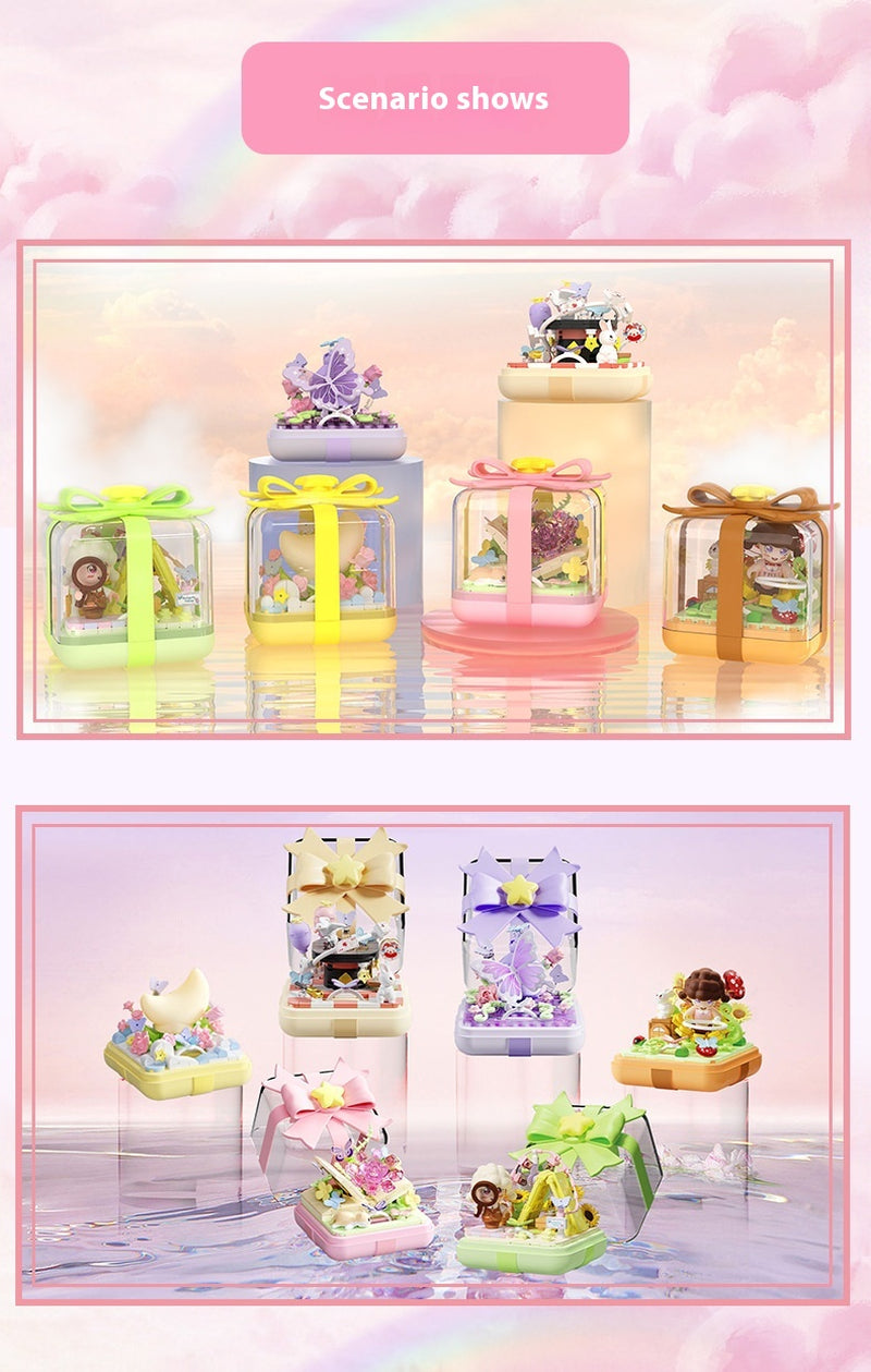 Star Wish Fingertip Ring Box Building Blocks Toy Creative Decoration Couple Girl Gift