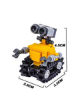 Classic Creative Anime Movie Robot Wall-E KAWAII Mini Building Block Model Kit Children Educational Toys Figure Bricks Gifts Set