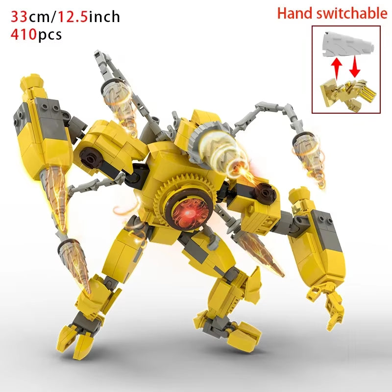 Moc Skibidi Toilet Action Figures Model Builing Blocks Camerman Titan Speakerman Surveillance Man Tvman Boys Toys for Kids Gifts