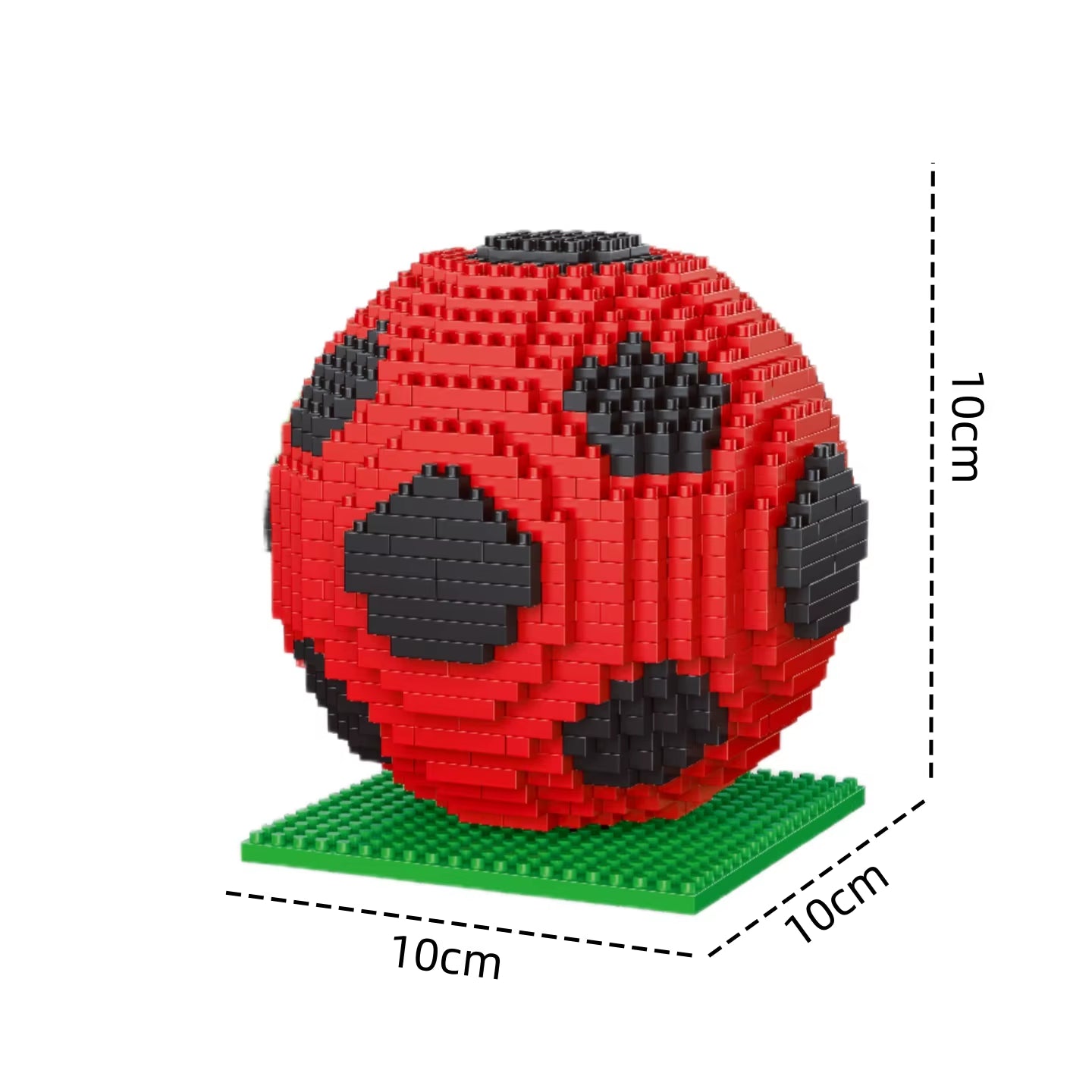 Football Model Mini Building Blocks Classical Decoration Kids Assemble Toys Soccer Funs' Gift Bricks